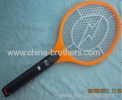 Rechargeable electric mosquito swatter with 1LED light