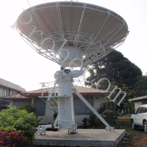 6.2 meter parabolic satellite dish antenna