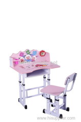 kids studay table with chair design