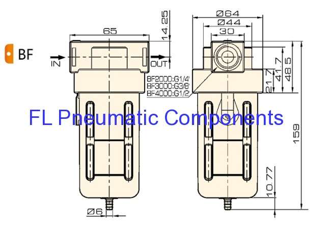 BF2000 Pneumatic Air Filters