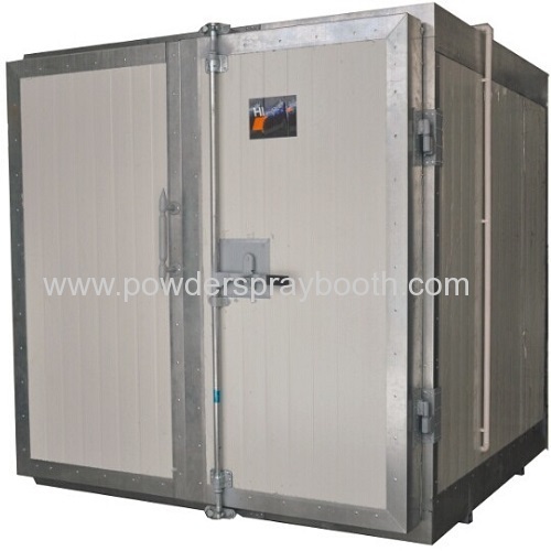 Manual powder curing oven