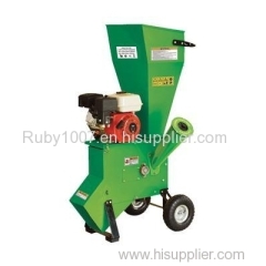 Hand push gasonline wood chipper shredder