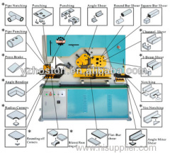 Hoston HIW universal ironworker machine