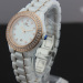 luxury and noble laddies wristwatch with stones interted in bezel