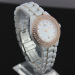 luxury and noble laddies wristwatch with stones interted in bezel