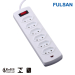 Inmetro Extension Power Strip 6 outlet with LED indicator