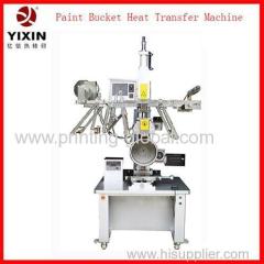 Heat transfer printing machine for bucket