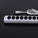 Brazil 12 gang universal power strip with 3 pins and USB charging