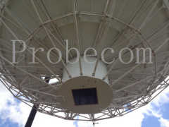 7.3 meter motorized satcom large satellite antenna