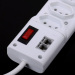 Electrical power sockets and switches surge protector power strip