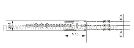 Running Board for 3 Bundle Conductors