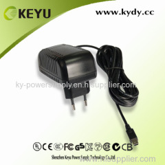 12w 24w 30w switching power adapter wall type charger