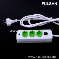 5 Way Extension Power Strip with Earth with Switch