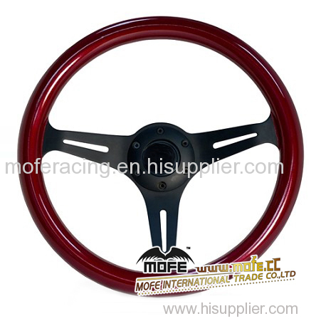 50mm Universal Racing Billet steering wheel red