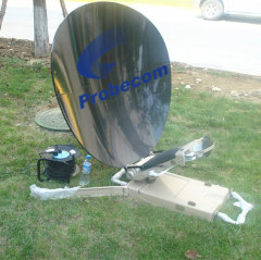1.2m automatic carbon fiber satellite dish antenna