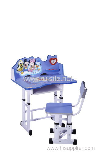 cheap children desk and chair for wholesale