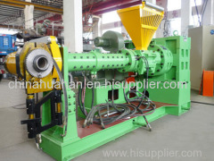 Pin barrel cold feed rubber extruder