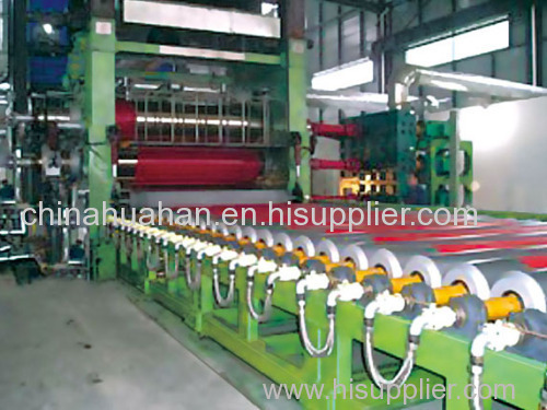 Soft PVC film calendaring line