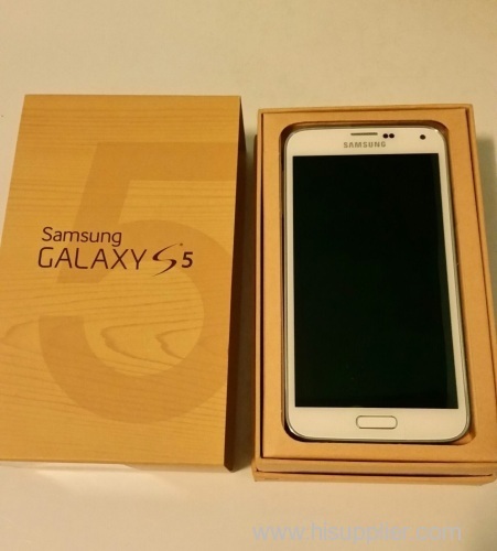 Samsung Galaxy S5 SM-G900 Shimmery White (FACTORY UNLOCKED) 16GB Full HD iP67