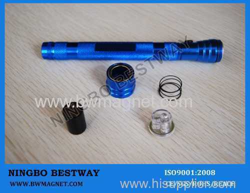 Telescoping Magnetic Flashlight With 3 LED