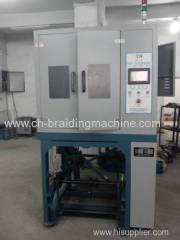 Cable and wire helical braiding machine