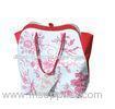 Cute Matte Lamination Reusable Shopping Bags , Promotion Paper Packaging Bags With Drawstring Handle
