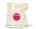 Colorful Advertising Organic Cotton Carrier Bags / Fabric Shopping Bags For Garment / Jeans