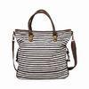 British Style Zipper Ladies Canvas Handbags Hobo Bag For Summer Sport / Dating