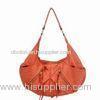 Red / Green Spacious Ladies Leather Handbags Sling Bag For Everyday Usage