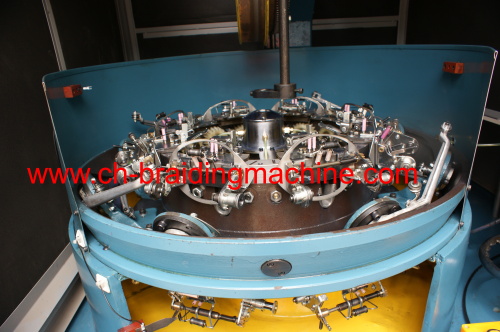 Wire spiral braiding equipment