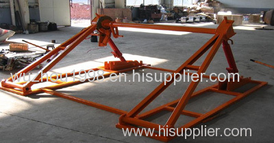 Made Of Steel Tripod Cable Drum Trestles Hydraulic Cable Jack Set