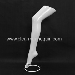 Clear white sexy PC mannequin leg for sale