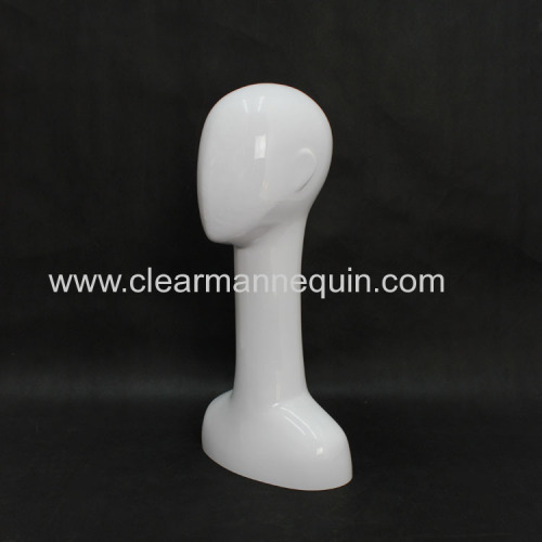 Female jewelry PC glass mannequin heads
