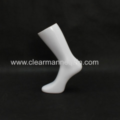 Plastic female sexy PC foot mannequin