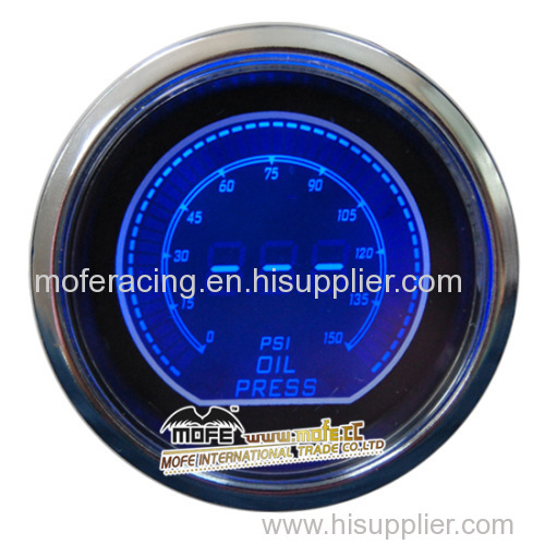LCD Performance Digital Racing oil press Gauge