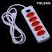 European style power strip with switch