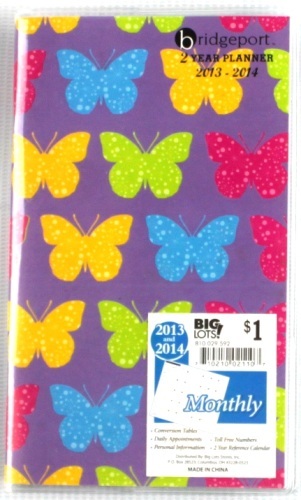 butterfly pocket student planner book