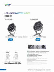 high power LED underwater lamp