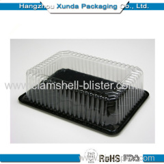 Plastic clear cake packaging container