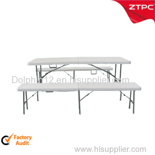 Plastic folding table (table face foldable ) ZTT-309A