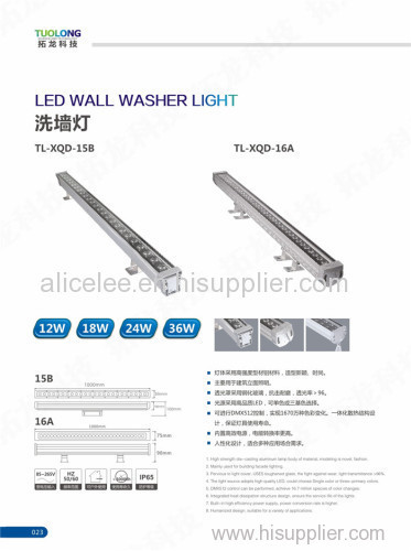 LED wall washer light