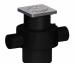 Siphon drainage horizontal floor drain fittings