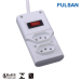 extension socket outlet/5 way electrical extension socket/color power strip