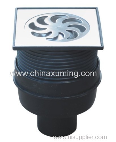 PE vertical row of floor drain pipe fittings