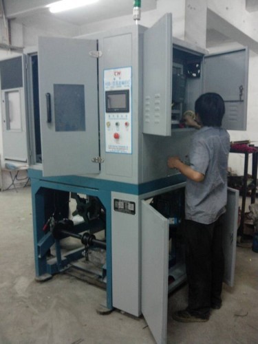 High speed helical braiding machine