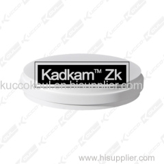 Kadkam Zkt - Translucent Zirconia blanks CAD/CAM zirconia milling discs high translucent & super translucent zirconia di