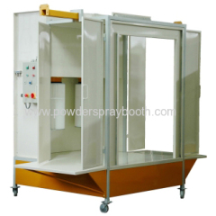 filter powder coating booth