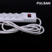 European style power strip with switch