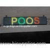 Poos P10 tri-color Semi-Outdoor LED Moving Sign Progranable SD-P10-1-RG