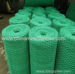 PVC coated hexagonal wire mesh PVC coated chicken wire mesh